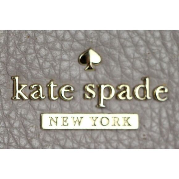 KATE SPADE NY PINKY GRAY GENUINE LEATHER SHOULDER BAG CROSSBODY HANDBAG PURSE - Picture 12 of 16